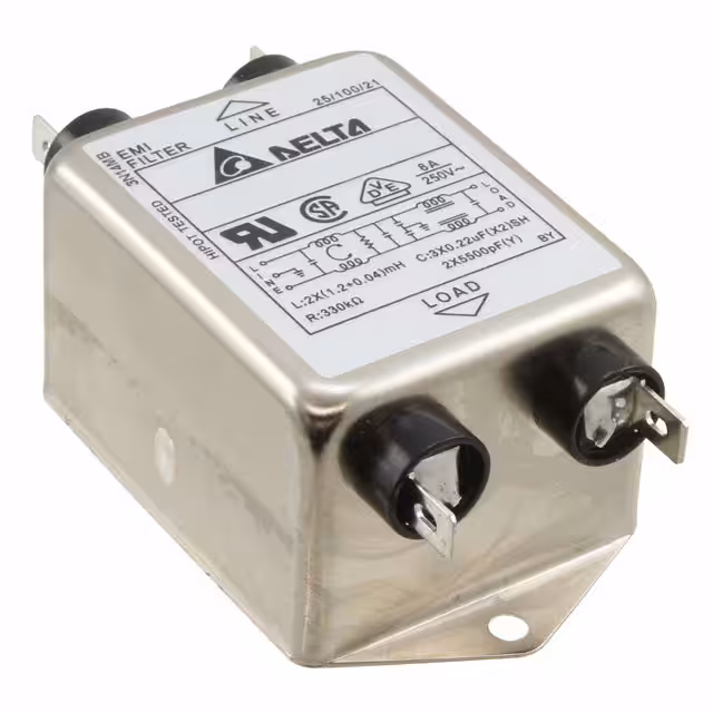 10DVCG5 Delta Electronics  Netzfiltermodule